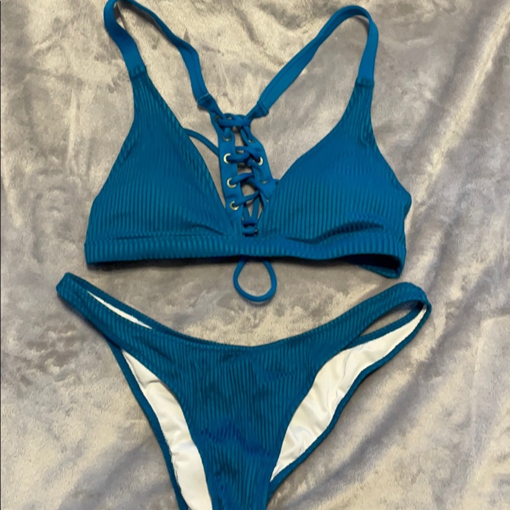 VS PINK - Teal swim set size S